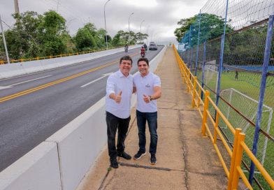 Rafael entrega recuperação da Ponte do Mocambinho e destaca que governo já investiu R$ 500 milhões em obras na capital