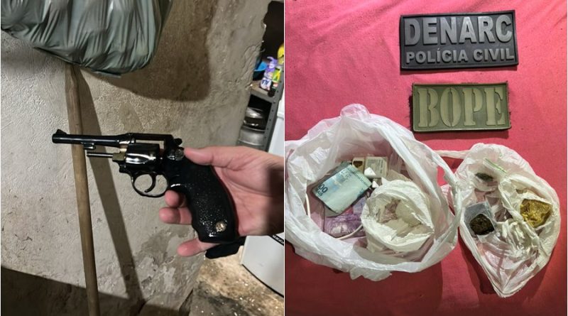 Suspeito conhecido como “Pelado” tenta fugir pulando muros e escondendo arma em máquina de lavar, mas acaba preso em Teresina