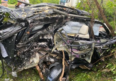 Empresário morre após carro colidir com árvore na BR-316 entre Caxias e Teresina