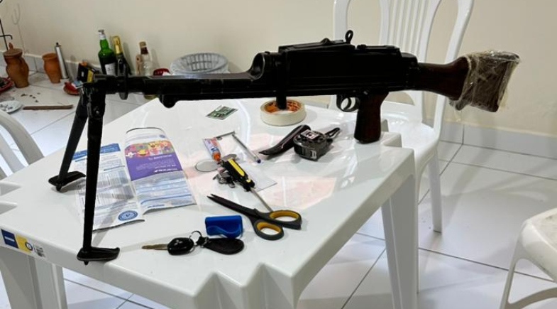Metralhadora capaz de derrubar aeronaves é apreendida durante operação no Piauí