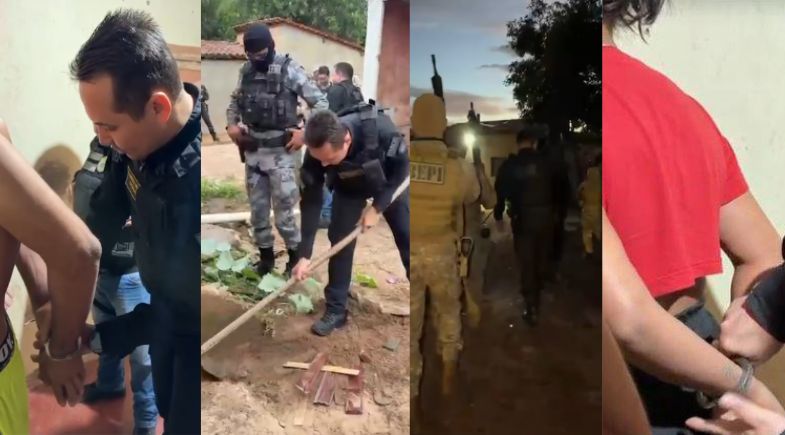 Célula criminosa ligada ao tráfico é desarticulada e drogas são encontradas enterradas no interior do Piauí
