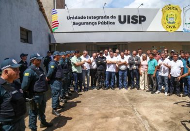 Em Batalha, Rafael Fonteles entrega reforma de unidade integrada de segurança para reforçar atuação policial