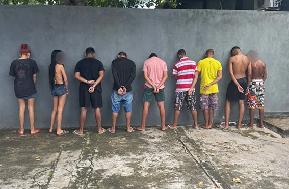 Nove suspeitos são capturados por sequestro de motorista por aplicativo na zona Norte de Teresina