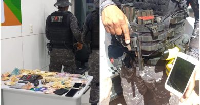 Dois homens são presos com arma, dinheiro e celulares durante ação da PM em Timon