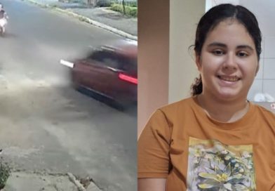 Jovem atropelada ao lado do pai em Teresina apresenta piora e é transferida para UTI