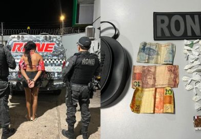 Mulher é presa com 19 porções de cocaína durante ação da RONE na zona Norte de Teresina