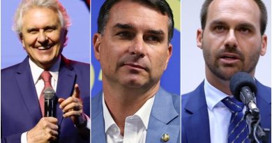 Caiado critica Flávio Bolsonaro por declarações sobre urnas e chama Eduardo de “Pateta da política brasileira”