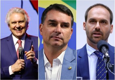 Caiado critica Flávio Bolsonaro por declarações sobre urnas e chama Eduardo de “Pateta da política brasileira”