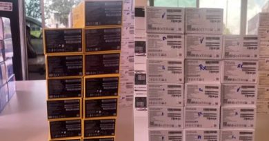 PRF apreende carga com 210 celulares e 10 rádios sem nota fiscal; dupla saiu de Piripiri