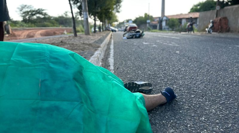 Motociclista morre após perder o controle da moto e sofrer grave acidente na zona Leste de Teresina