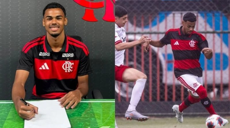 Piauiense de Picos assina primeiro contrato profissional com o Flamengo aos 16 anos