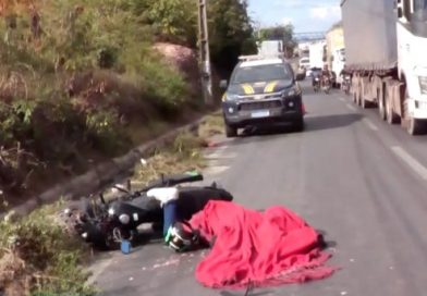 Homem morre atropelado por carreta após cair de moto na zona Sul de Teresina