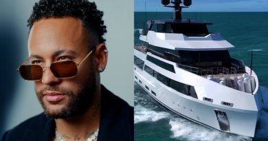 Neymar compra superiate de R$ 150 milhões produzido no Ceará e batiza embarcação de ‘Enejota’