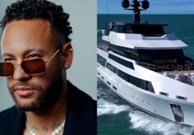 Neymar compra superiate de R$ 150 milhões produzido no Ceará e batiza embarcação de ‘Enejota’