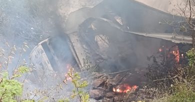 Motorista fica ferido após pular de caminhão durante acidente na PI-142, em Simões