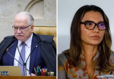 Fachin e Janja se reúnem no STF para discutir ações de combate ao feminicídio
