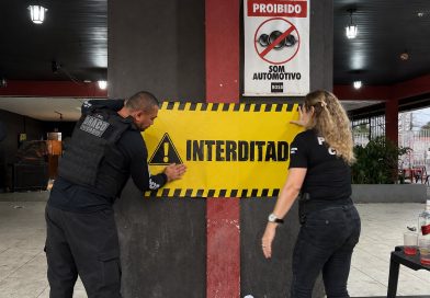 Operação Silêncio e Paz fecha dois estabelecimentos em Teresina, apreende paredões e prende proprietário