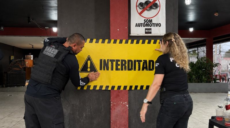 Operação Silêncio e Paz fecha dois estabelecimentos em Teresina, apreende paredões e prende proprietário