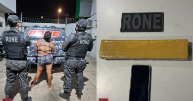 Mulher com tornozeleira eletrônica é presa suspeita de tráfico de drogas na Zona Norte de Teresina