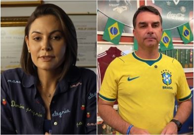 Flávio Bolsonaro e Michelle gravam vídeo juntos em tentativa de reaproximação
