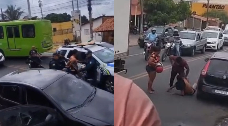 Motorista é preso após atropelar duas pessoas e provocar sequência de colisões em Teresina