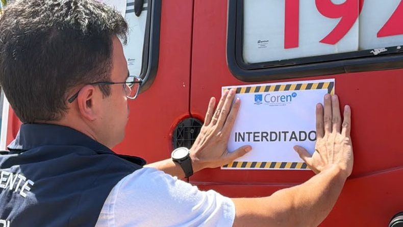 Coren-PI interdita serviços de enfermagem do Samu de Luís Correia por irregularidades