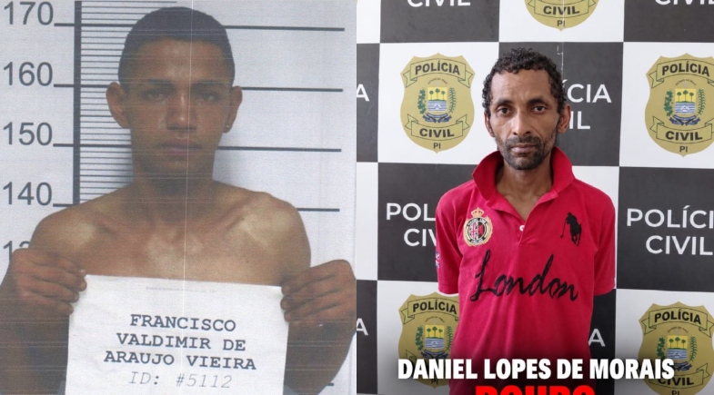 Dupla é presa suspeita de invadir casa e agredir criança de 12 anos a pauladas em Teresina