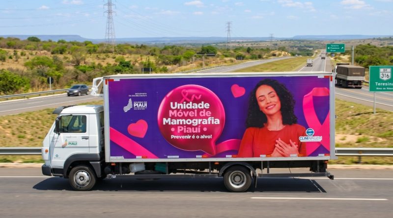 Carreta de mamografia amplia atendimento no interior do Piauí durante Outubro Rosa