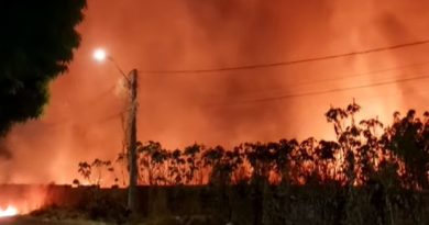 Incêndio atinge região da Piçarreira e mobiliza Corpo de Bombeiros em Teresina