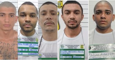 Dois dos cinco presos que fugiram da Penitenciária de Parnaíba são recapturados no litoral do Piauí
