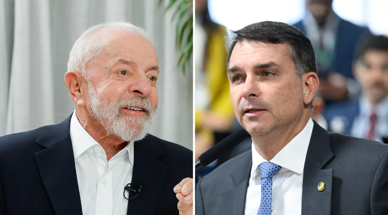 Flávio Bolsonaro e Lula disputam segundo turno