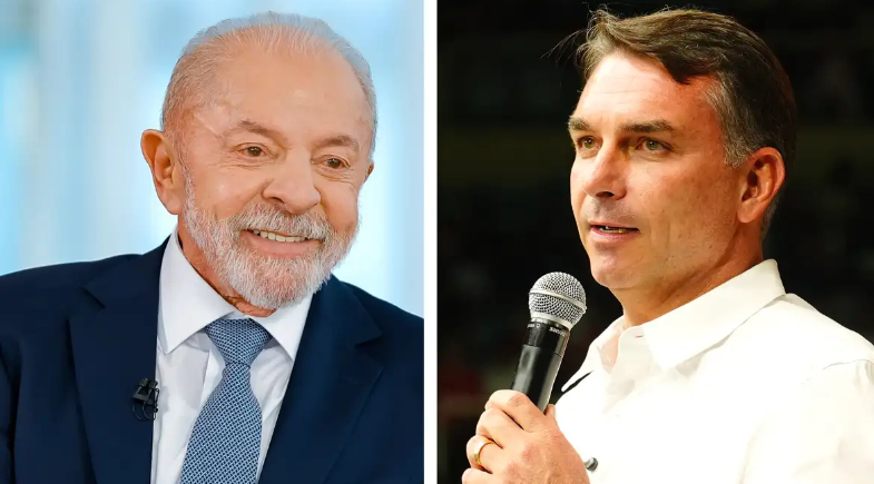 Datafolha: Flávio Bolsonaro tem 51% dos votos válidos, e Lula registra 49% no 2º turno